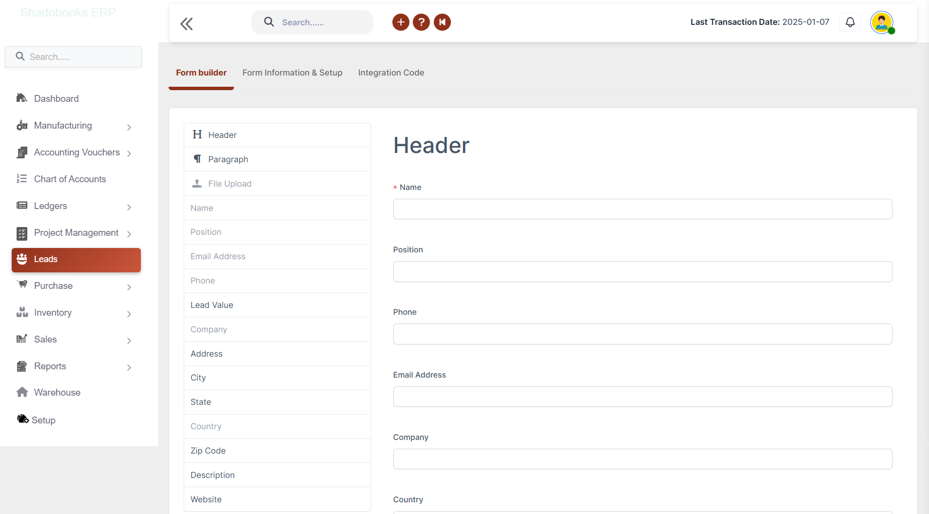 lead capture forms
