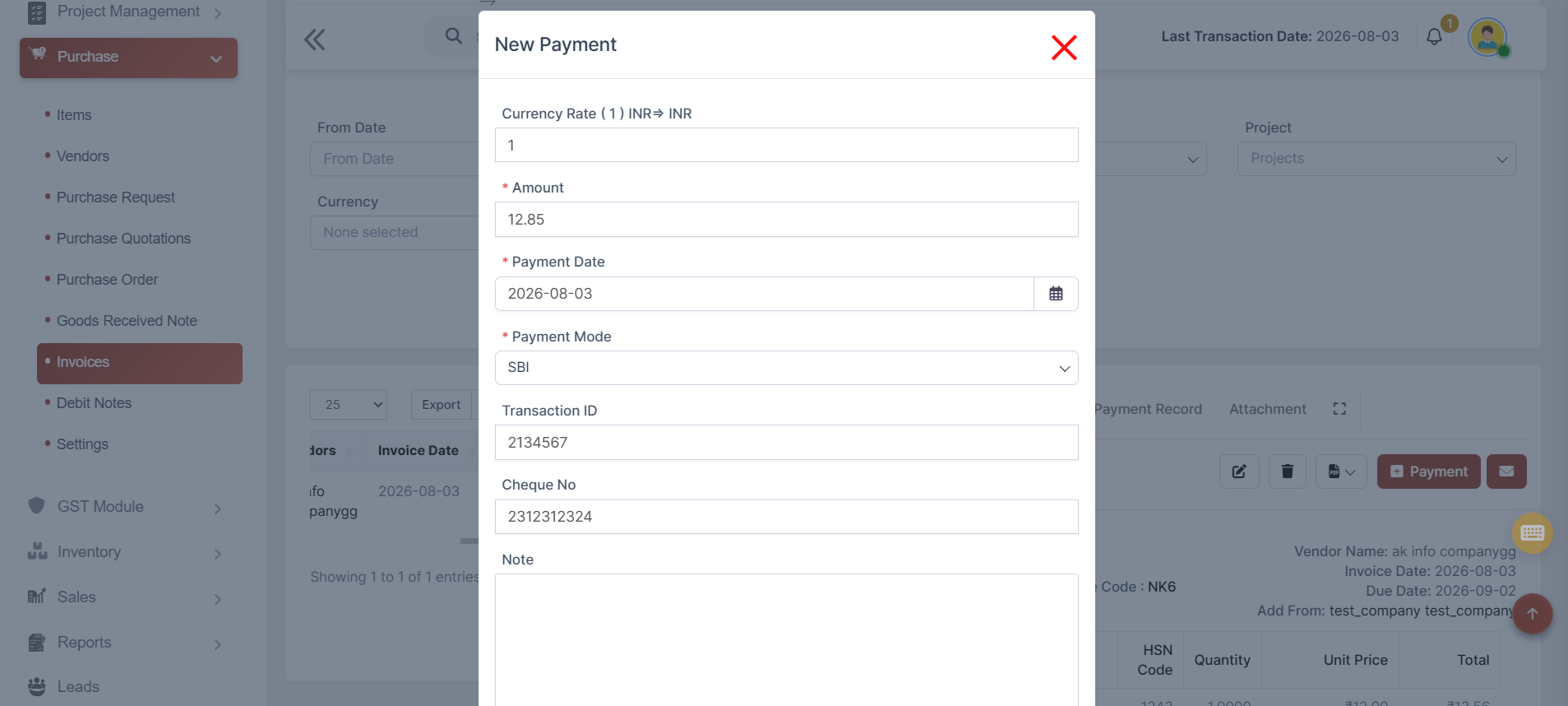 Payment Accounting Software